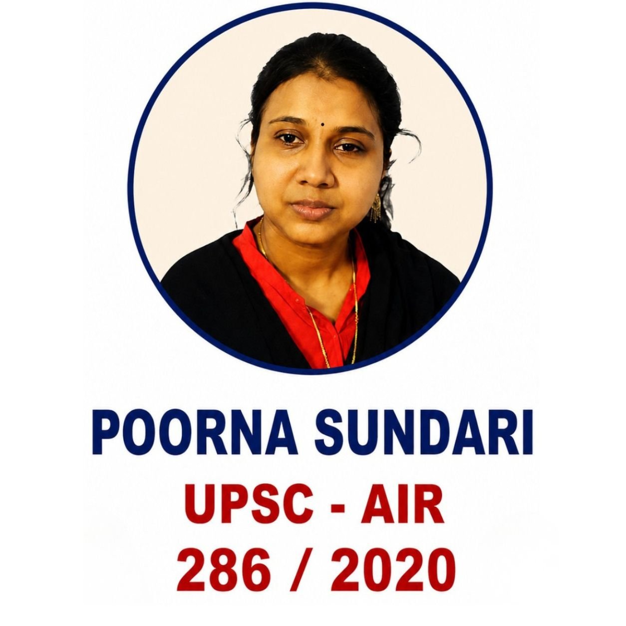 Poorna Sundari UPSC AIR 286